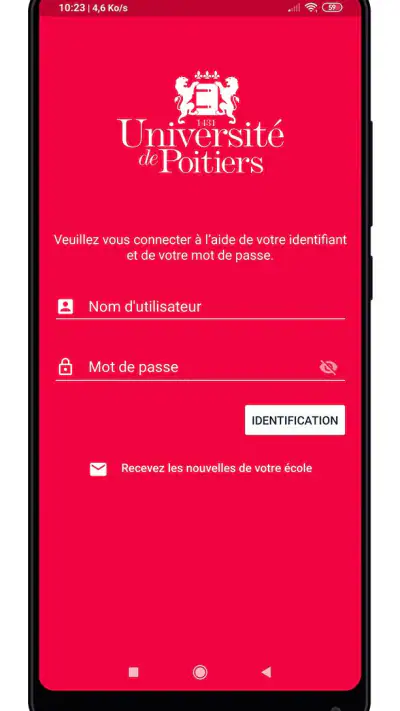 UnivPoitiers screenshot 1
