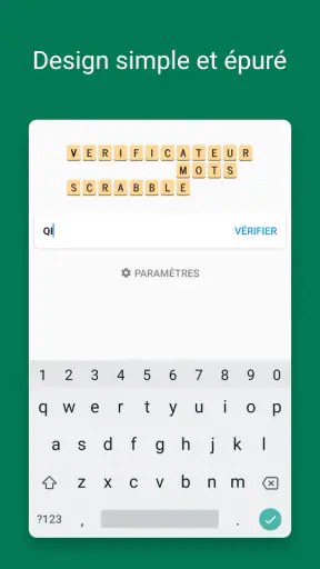 Verificateur Mots SCRABBLE screenshot 1