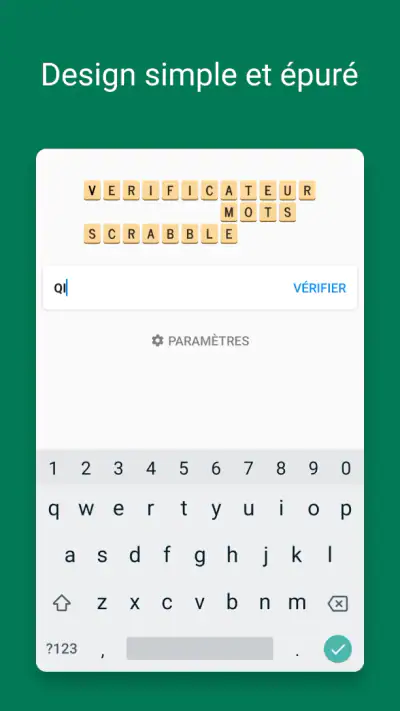 Verificateur Mots SCRABBLE screenshot 1