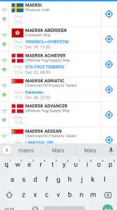 VesselFinder screenshot