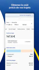 ViaMichelin gps, carte, trafic screenshot