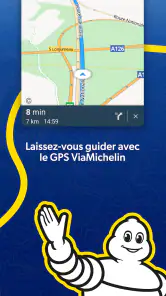 ViaMichelin gps, carte, trafic screenshot