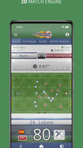 Virtuafoot Football Manager screenshot 1
