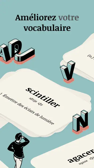 Vocabulary - Apprenez mots screenshot 1