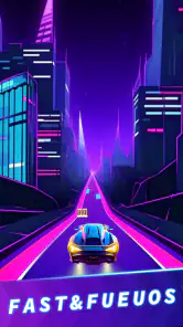 voiture course : jeu musique screenshot