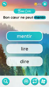 Voyage des Mots :  Mots Mêlés screenshot