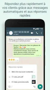 WhatsApp Business screenshot