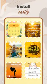 Widget 2025: Widget Esthétique screenshot