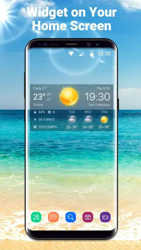Widget de prévision météo screenshot 1