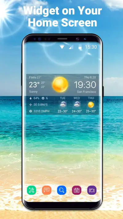 Widget de prévision météo screenshot 1
