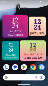Widget d'horloge screenshot