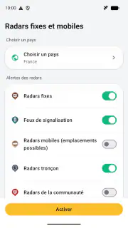 Widget pour Radars fixes et m. screenshot 1