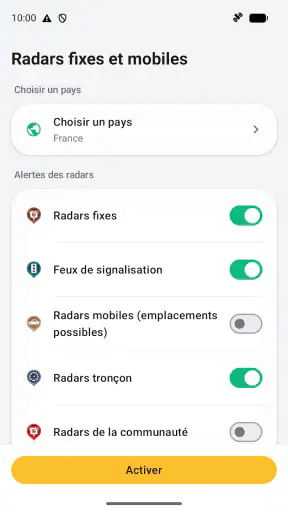 Widget pour Radars fixes et m. screenshot 1