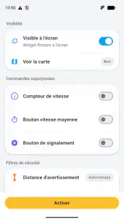 Widget pour Radars fixes et m. screenshot 2