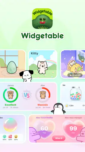 Widgetable : Amis & Couples screenshot 1