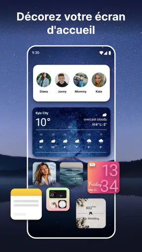Widgets OS 17: Widgets Colorés screenshot 1