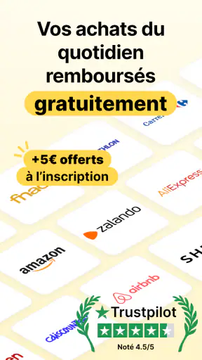 Widilo: Cashback & codes promo screenshot 1