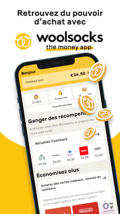 Woolsocks: The money app screenshot 1