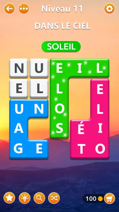 Word Blocks - Jeux de mots screenshot 1