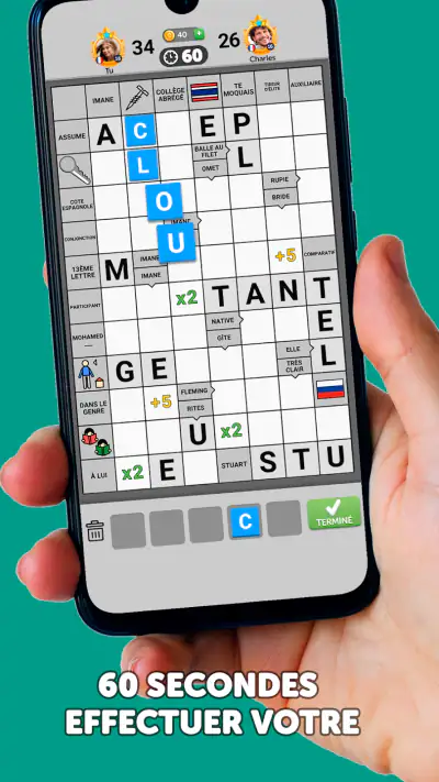 Wordgrams - Mots croisés screenshot 1