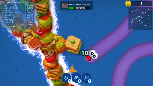 Worms Zone .io Jeux de Serpent screenshot