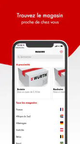 Würth -Outillage Professionnel screenshot