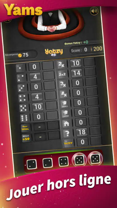 Yams - Jeu de Dés Hors ligne screenshot 1