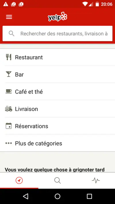 Yelp screenshot 1