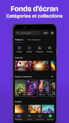 ZEDGE™ - Fonds d'écran screenshot 1