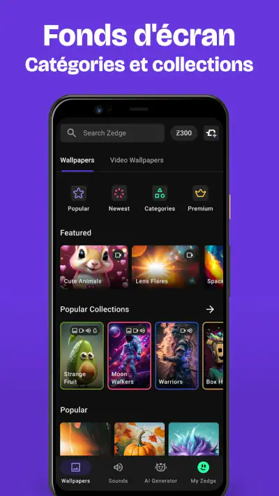 ZEDGE™ - Fonds d'écran screenshot 1