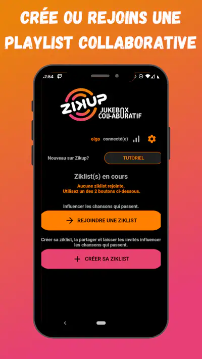 ZIKUP  playlist collaborative screenshot 1