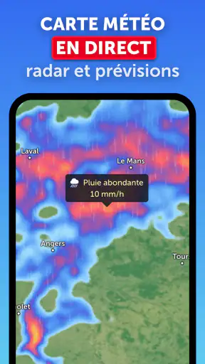 Zoom Earth - Météo Radar Live screenshot 1