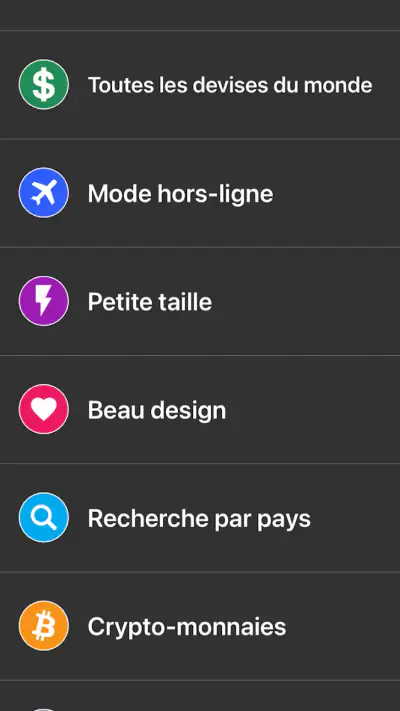 Сonvertisseur monnaie - taux screenshot 1