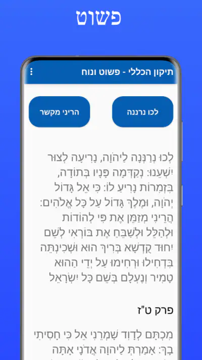 תיקון הכללי - פשוט ונוח screenshot 1