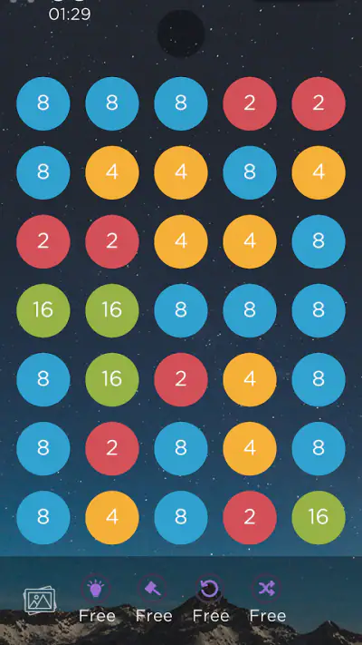 2248 Zen: Merge Dots, Pops and screenshot 1