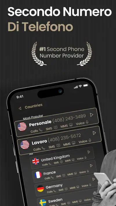 2nd Line Virtual Number & eSIM screenshot 1