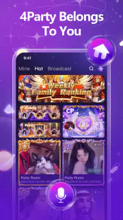 4Party: Voice Chat & Friends screenshot 1