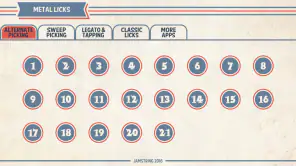 85 Metal Guitar Licks screenshot 1