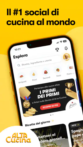 Al.ta Cucina: ricette social! screenshot 1
