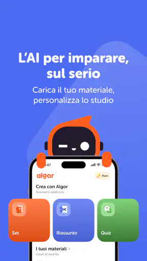 Algor: AI per studiare screenshot 1