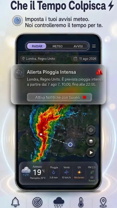 Allerte Meteo: Notifiche Smart screenshot 1