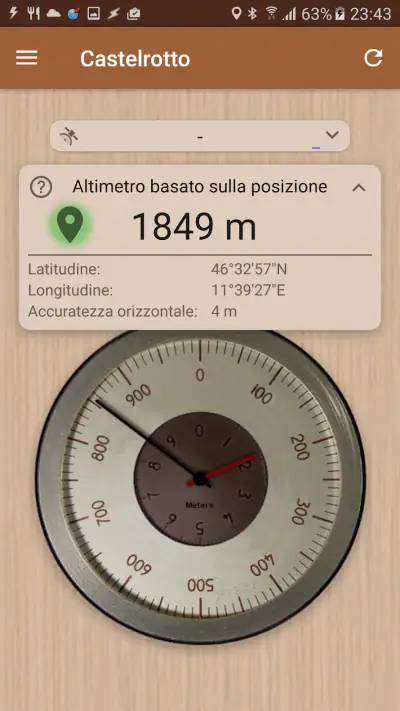 Altimetro preciso PRO screenshot 1