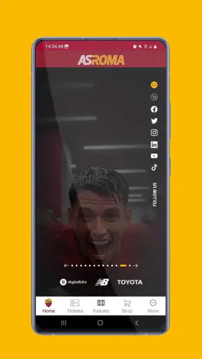 AS Roma Mobile 2.0.0 screenshot 1