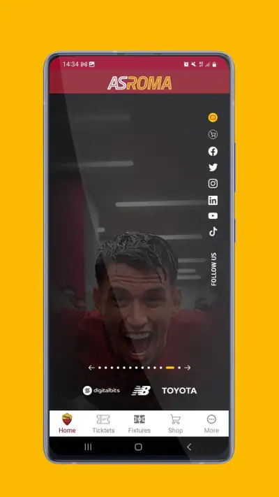 AS Roma Mobile 2.0.0 screenshot 1