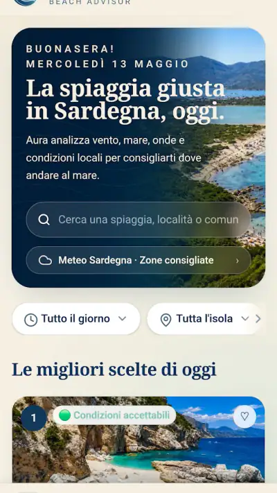 Aura Beach Advisor screenshot 1