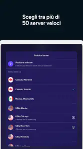 Avast SecureLine VPN Sicurezza screenshot
