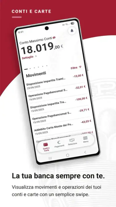 Banca MPS screenshot 1
