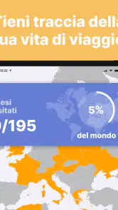 been: segna paesi visitati screenshot