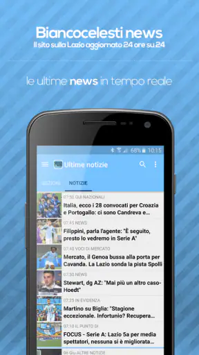 Biancocelesti News - Lazio screenshot 1