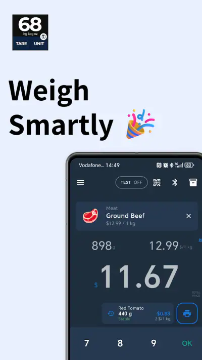 Bilancia digitale intelligente screenshot 1